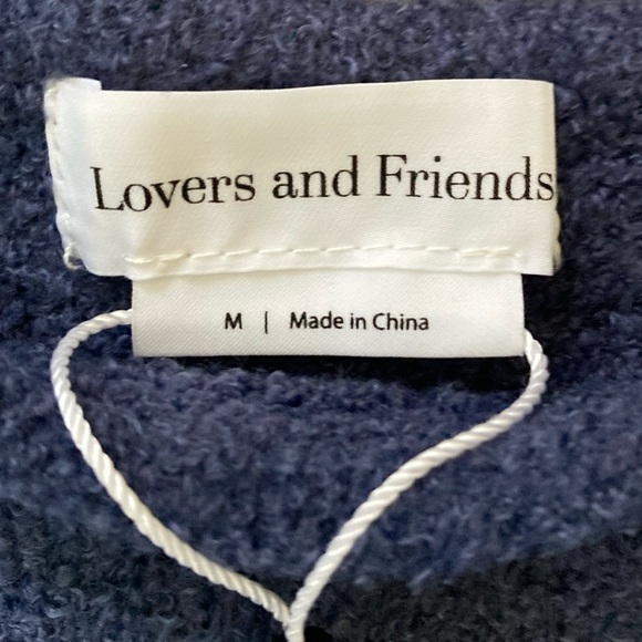 Lovers + Friends x Revolve Ashley Knit Chenille Mini Dress in Dark Blue - Picture 11 of 11